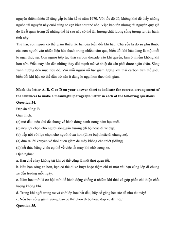 Đề kiểm tra Tiếng Anh 12 Smart World Unit 9 (có lời giải)