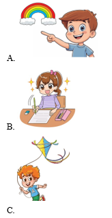 Trắc nghiệm Tiếng Anh lớp 2 Global Success Unit 5 Vocabulary & Sentence patterns (có đáp án)