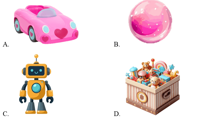  Trắc nghiệm Tiếng Anh lớp 3 Smart Start Unit 7 (có đáp án): Toys