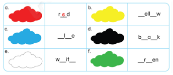 Tiếng Anh lớp 3 Phonics Smart Unit Welcome Colours (trang 12, 13)