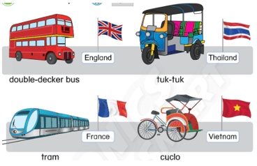 Tiếng Anh lớp 3 Phonics Smart Unit 13 Learn more: Transport around the world (trang 129)