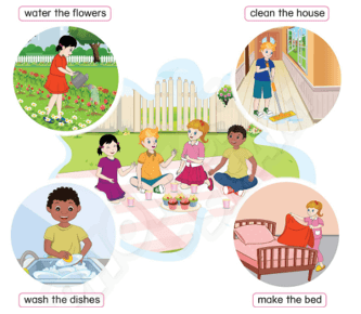 Tiếng Anh lớp 3 Phonics Smart Learn more: Do the housework (trang 57)