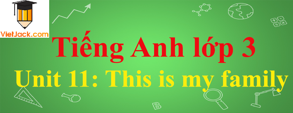 Tiếng Anh lớp 3 Unit 11: This is my family