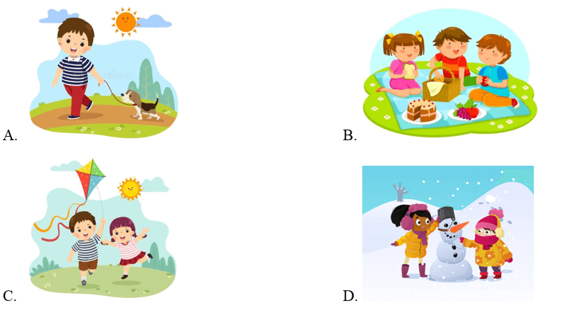 Trắc nghiệm Tiếng Anh lớp 4 Smart Start Unit 3 Phonetics & Vocabulary (có đáp án)