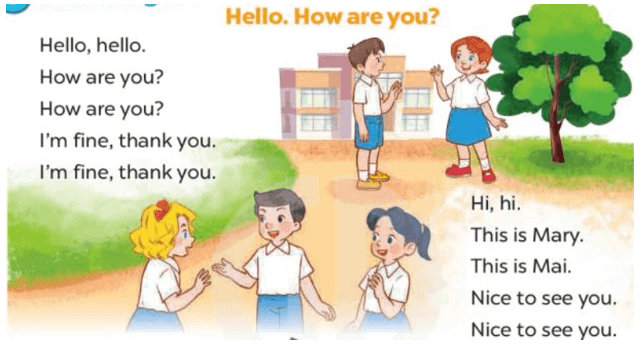 Tiếng Anh lớp 4 Starter Hello again (trang 7) | Tiếng Anh lớp 4 Global Success