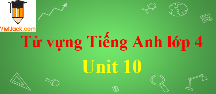 Từ vựng Tiếng Anh lớp 4