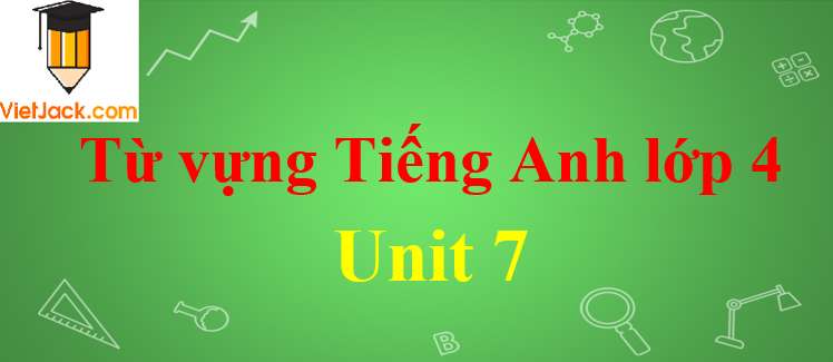 Từ vựng Tiếng Anh lớp 4