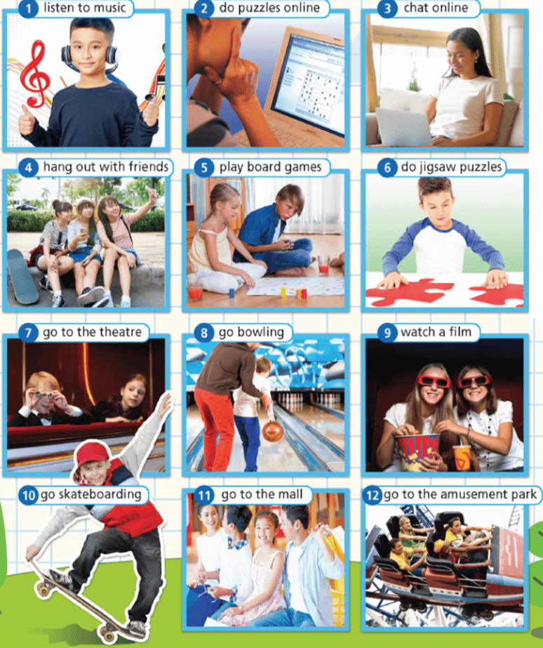 Tiếng Anh 6 Right on Unit 2c Vocabulary (trang 42)