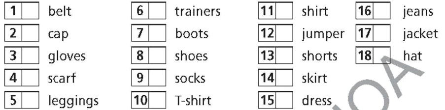 Tiếng Anh 6 Right on Unit 4c Vocabulary (trang 76)