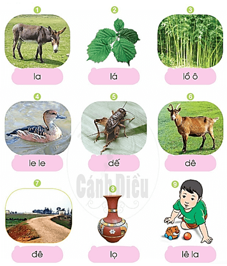 ê, l – Bài 10 – Tiếng Việt lớp 1 (trang 22 → 23) - Cánh diều