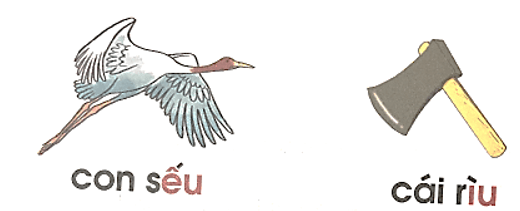 êu, iu – Bài 108 – Tiếng Việt lớp 1 (trang 28 → 29) - Cánh diều