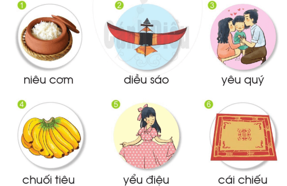 iêu, yêu – Bài 109 – Tiếng Việt lớp 1 (trang 30 → 31) - Cánh diều