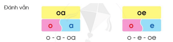 oa, oe – Bài 113 – Tiếng Việt lớp 1 (trang 36 → 37) - Cánh diều