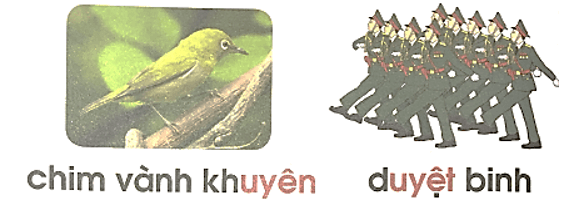uyên, uyêt – Bài 125 – Tiếng Việt lớp 1 (trang 56 → 57) - Cánh diều
