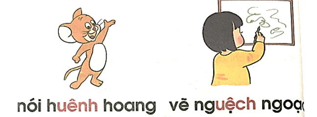 uênh, uêch – Bài 132 – Tiếng Việt lớp 1 (trang 68 → 69) - Cánh diều