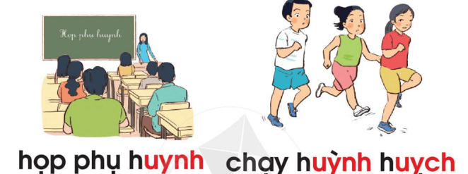 uynh, uych – Bài 133 – Tiếng Việt lớp 1 (trang 70 → 71) - Cánh diều