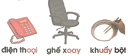 oai, oay, uây – Bài 136 – Tiếng Việt lớp 1 (trang 74 → 75) - Cánh diều