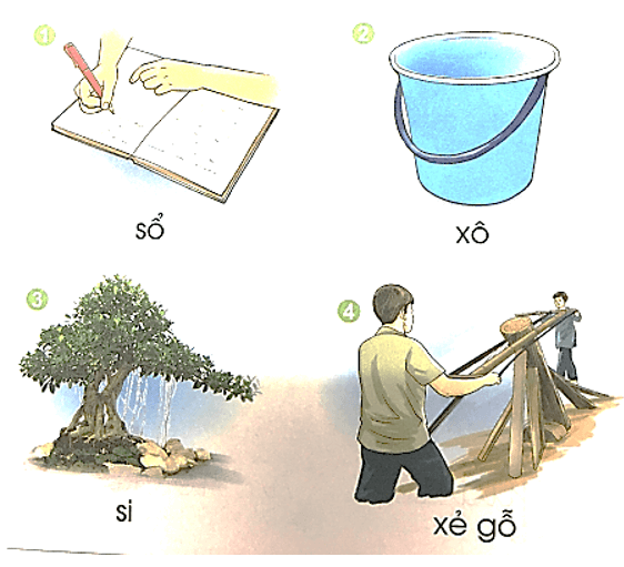 s, x – Bài 25 – Tiếng Việt lớp 1 (trang 48 → 49) - Cánh diều