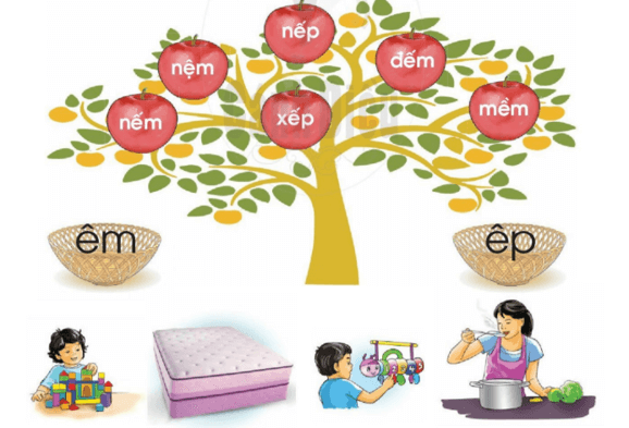 êm, êp – Bài 42 – Tiếng Việt lớp 1 (trang 76 → 77) - Cánh diều