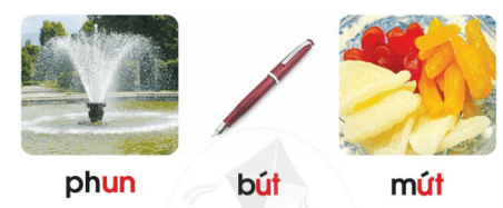 un, ut, ưt – Bài 72 – Tiếng Việt lớp 1 (trang 130 → 131) - Cánh diều