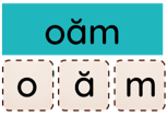 Trắc nghiệm Tiếng Việt lớp 1 Bài 118 (có đáp án): oam, oăm | Cánh diều