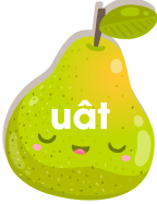 Trắc nghiệm Tiếng Việt lớp 1 Bài 121 (có đáp án): uân, uât | Cánh diều