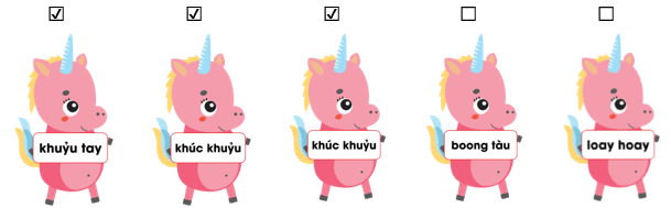 Trắc nghiệm Tiếng Việt lớp 1 Bài 137 (có đáp án): Vần ít gặp | Cánh diều