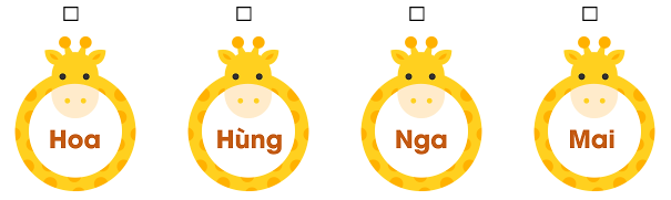 Trắc nghiệm Tiếng Việt lớp 1 Chuyện ở lớp (có đáp án) | Cánh diều