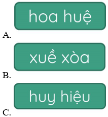 Trắc nghiệm Tiếng Việt lớp 1 Bài 2 (có đáp án): uê, uy | Chân trời sáng tạo