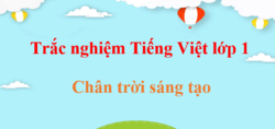 1000 Câu hỏi trắc nghiệm Tiếng Việt lớp 1 Chân trời sáng tạo (có đáp án) | Trắc nghiệm Tiếng Việt lớp 1