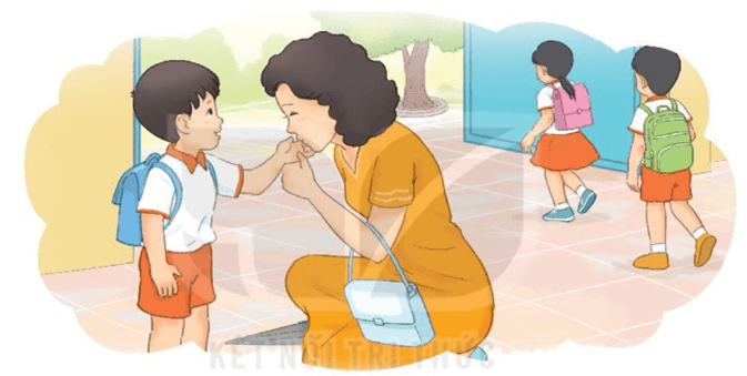 Nụ hôn trên bàn tay – Bài 1 – Tiếng Việt lớp 1 (trang 24 → 27) - Kết nối tri thức