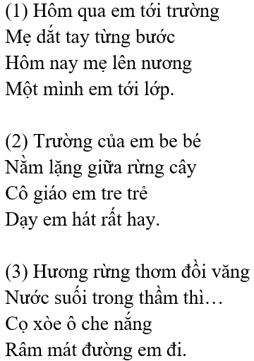 Đi học – Bài 2 – Tiếng Việt lớp 1 (trang 48 → 49) - Kết nối tri thức