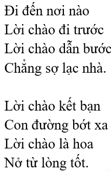 Lời chào đi trước – Bài 2 – Tiếng Việt lớp 1 (trang 68 → 69) - Kết nối tri thức