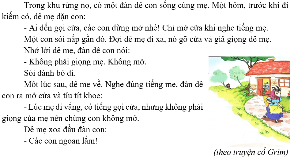 Khi mẹ vắng nhà – Bài 3 – Tiếng Việt lớp 1 (trang 70 → 73) - Kết nối tri thức