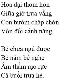 Buổi trưa hè – Bài 6 – Tiếng Việt lớp 1 (trang 138 → 139) - Kết nối tri thức