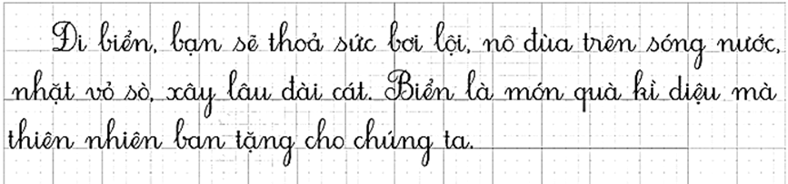 Du lịch biển Việt Nam – Bài 6 – Tiếng Việt lớp 1 (trang 158 → 161) - Kết nối tri thức