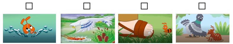 Trắc nghiệm Tiếng Việt lớp 1 Bài 1 (có đáp án): Kiến và chim bồ câu | Kết nối tri thức