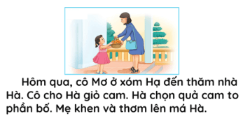 Trắc nghiệm Tiếng Việt lớp 1 Bài 36 (có đáp án): om, ôm, ơm | Kết nối tri thức