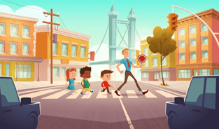 Trắc nghiệm Tiếng Việt lớp 1 Bài 5 (có đáp án): Đèn giao thông | Kết nối tri thức