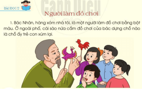 Người làm đồ chơi trang 126 - 127 - 128 Tiếng Việt lớp 2 Tập 2 | Cánh diều