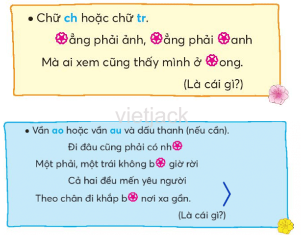 Tiếng Việt lớp 2 Bài 2: Thời khóa biểu trang 117, 118, 119, 120, 121 - Chân trời