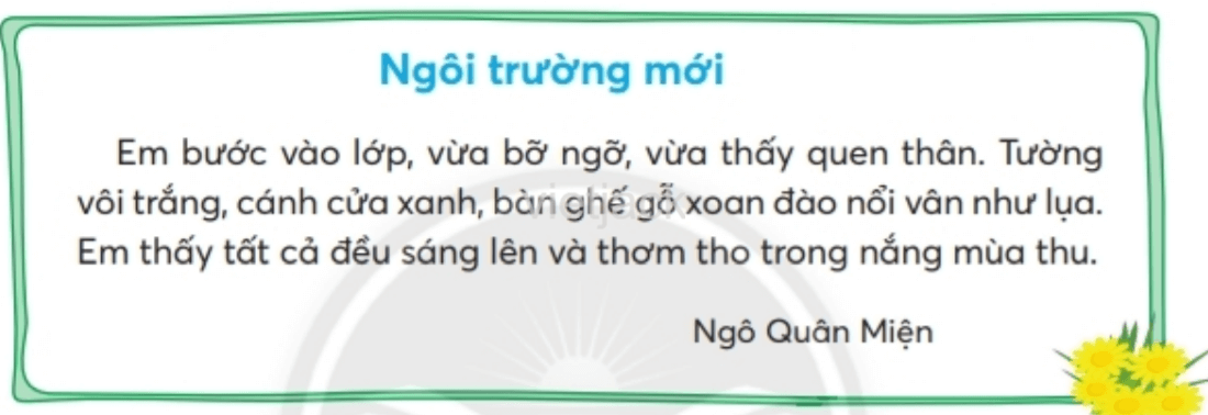 Tiếng Việt lớp 2 Bài 4: Góc nhỏ yêu thương trang 109, 110, 111, 112, 113 - Chân trời