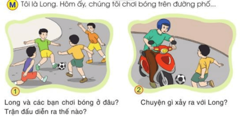 Trận bóng trên đường phố trang 40, 41 Tiếng Việt lớp 3 Tập 2 Cánh diều