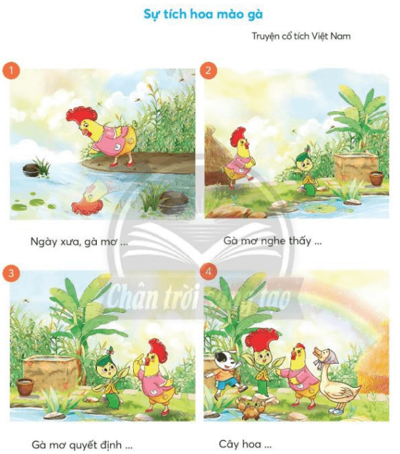 Nghe - kể Sự tích hoa mào gà trang 104 Tiếng Việt lớp 3 Tập 2 | Chân trời sáng tạo