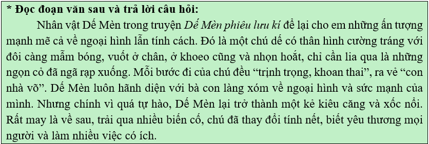 Trắc nghiệm Viết đoạn văn về một nhân vật (có đáp án) | Tiếng Việt lớp 4 Cánh diều