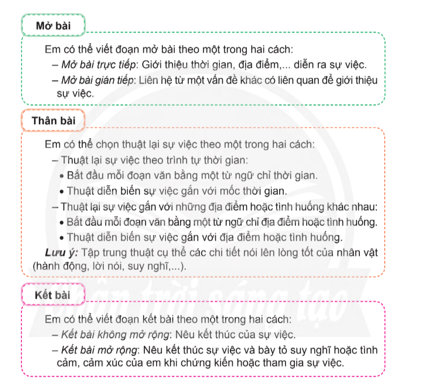 Viết bài văn thuật lại một sự việc trang 64 lớp 4 | Chân trời sáng tạo Giải Tiếng Việt lớp 4