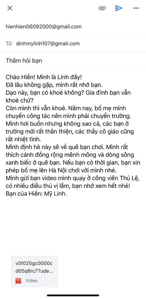 Trắc nghiệm Viết thư (có đáp án) | Tiếng Việt lớp 4 Kết nối tri thức