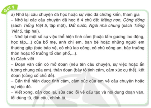 Ôn tập cuối năm học Tiếng Việt lớp 5 Tiết 2 trang 115, 116 Cánh diều