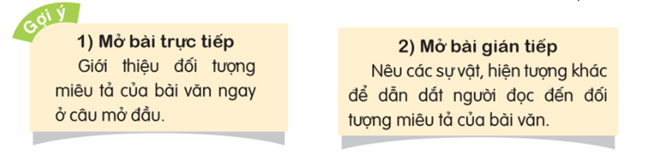 Luyện tập tả người (Viết mở bài) trang 42, 43 lớp 5 | Cánh diều Giải Tiếng Việt lớp 5