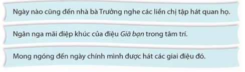 Tập hát quan họ lớp 5 (trang 136, 137, 138) | Kết nối tri thức Giải Tiếng Việt lớp 5